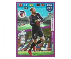 Fotbalová kartička Panini FIFA 365 – 2020 Goal Stopper 337 Jan Oblak Atletico Madrid