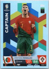 fotbalová karta Topps Match Attax EURO 2024 POR17 Cristiano Ronaldo (Portugal)  -  Captain