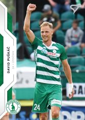 fotbalová kartička SportZoo 2020-21 Fortuna Liga Base 48 David Puškáč Bohemians Praha 1905