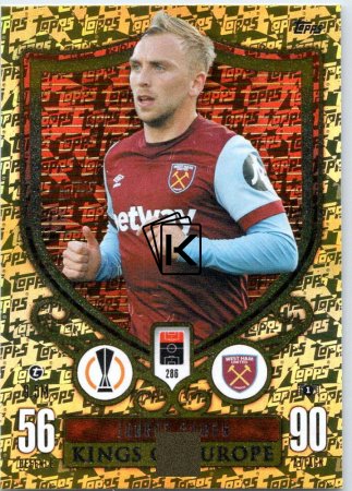 2023-24 Topps Match Attax EXTRA UEFA Club Competition Kings of Europe 286 Jarrod Bowen (West Ham United)
