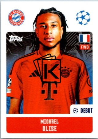 2024-25 Topps Champions League 181 Michael Olise (FC Bayern München)