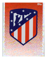 2020-21 Topps Champions League samolepka ATM1 Logo Atlético de Madrid