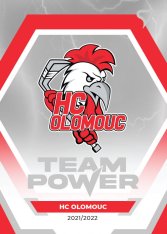 hokejová kartička 2021-22 SportZoo Tipsport Extraliga Team Power TP-23 Týmové Logo HC Olomouc