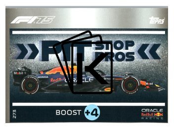 2025 Topps Turbo Attax F1 Oracle Red Bull Racing Pit Stop Pros HP 273