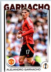 fotbalová kartička 2024-25 Topps UEFA Club Competitions Flagship 147 Alejandro Garnacho Manchester United