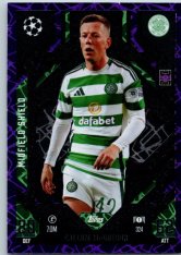 Fotbalová kartička 2024-25 Topps Match Attax EXTRA UEFA Club Competitions Midfield Shield 324.  Callum McGregor (Celtic FC) Purple Parallel