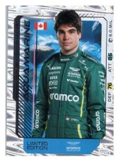 2025 Topps Turbo Attax F1 Aston Martin Limited Edition Aquamarine LE25 Lance Stroll