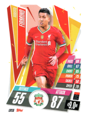 fotbalová kartička Topps Match Attax Champions League 2020-21 LIV16 Roberto Firmino Liverpool FC