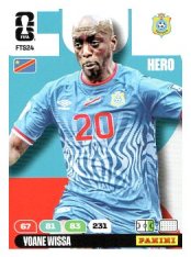 fotbalová kartička World Cup 2026 Adrenalyn XL  FTS24.  Yoane Wissa (Congo DR)