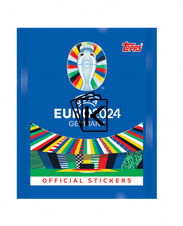 EURO 2024 Topps Multipack(41 samolepek + gold signature)