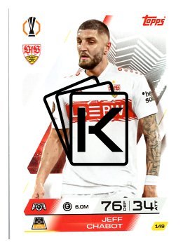 fotbalová kartička 2025-26 Topps Match Attax UCC 149 Jeff Chabot (VfB Stuttgart)