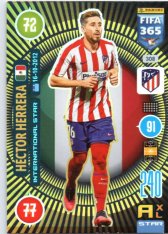 fotbalová karta Panini Adrenalyn XL FIFA 365 2021 International Stars 308 Héctor Herrera Atlético de Madrid