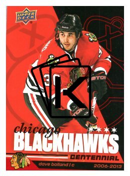 2025-26 Upper Deck Centennial Chicago Blackhawks 1 Dave Bolland