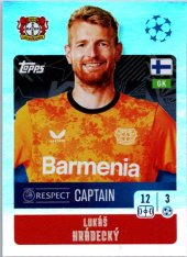 2024-25 Topps Champions League 101 Lukáš Hrádecký (Bayer 04 Leverkusen)