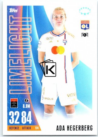 2023-24 Topps Match Attax EXTRA UEFA Club Competition UWCL Limelight 174 Ada Hegerberg Olympique Lyon