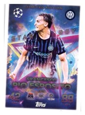 fotbalová kartička 2025-26 Topps Match Attax UCC Starboy Limited Edition LE 3 Francesco Pio Esposito (FC Internazionale Milano)