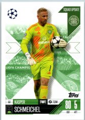 Fotbalová kartička 2024-25 Topps Match Attax EXTRA UEFA Club Competitions Squad Update 50.  Kasper Schmeichel (Celtic FC)