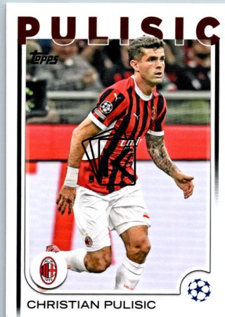 fotbalová kartička 2024-25 Topps UEFA Club Competitions Flagship 76 Christian Pulisic AC Milan