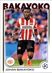 fotbalová kartička 2024-25 Topps UEFA Club Competitions Flagship 178 Johan Bakayoko PSV