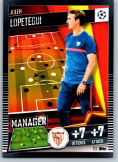 fotbalová kartička 2020-21 Topps Match Attax 101 Champions League 112 Julen Lopetegui Sevilla FC