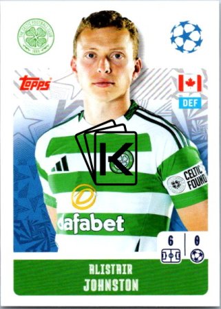 2024-25 Topps Champions League 140 Alistair Johnston (Celtic FC)
