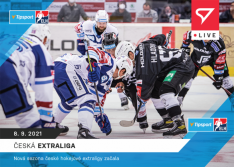 hokejová kartička SportZoo 2021-22 Live L-001 Česká Extraliga TELH