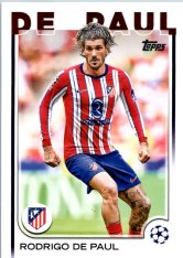 fotbalová kartička 2024-25 Topps UEFA Club Competitions Flagship 192 Rodrigo de Paul Atletico de Madrid