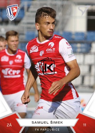 fotbalová kartička 2021-22 SportZoo Fortuna Liga Serie 2 - 295 Samuel Šimek FK Pardubice