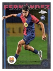 fotbalová kartička 2024-25 Topps Chrome UCC 85 Toni Fernández, FC Barcelona RC
