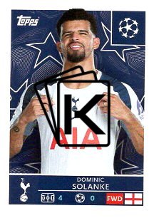 2025-26 Topps Champions League  Tottenham Hotspur 451 Dominic Solanke
