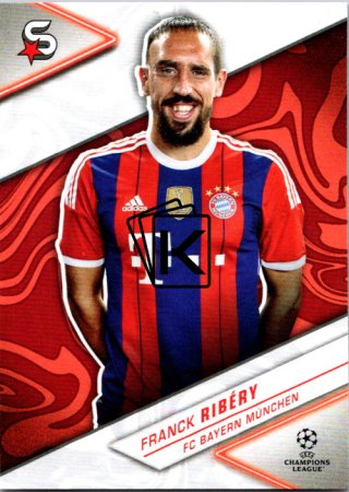 Fotbalová kartička 2023-24 Topps Superstars UEFA Club Competitions 195 Franck Ribéry (FC Bayern München)