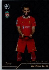 fotbalová kartička 2024-25 Topps Match Attax UEFA Club Competitions Topps Black Edge Edition BE9 Mohamed Salah (Liverpool)