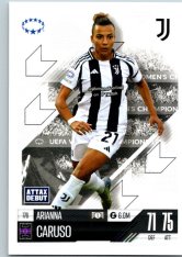 Fotbalová kartička 2024-25 Topps Match Attax EXTRA UEFA Club Competitions UWCL Cards 176.  Arianna Caruso (Juventus)