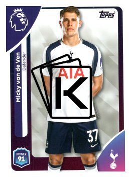 fotbalová kartička 2025-26 Topps  Premier League 256 Micky van de Ven (Tottenham Hotspur)
