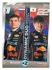 2025 Topps Turbo Attax F1 Oracle Red Bull Racing  33 Max Verstappen / Yuki Tsunoda