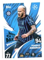 fotbalová kartička 2025-26 Topps Match Attax UCC 337 Federico Dimarco (FC Internazionale Milano)