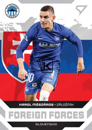 fotbalová kartička 2021-22 SportZoo Fortuna Liga Foreign Forces FF29 Karol Mészáros FC Slovan Liberec