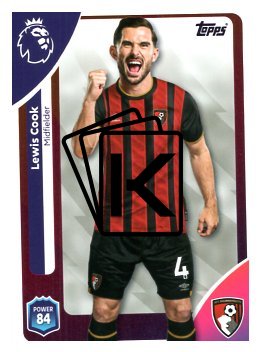 fotbalová kartička 2025-26 Topps  Premier League 44 Lewis Cook (AFC Bournemouth)