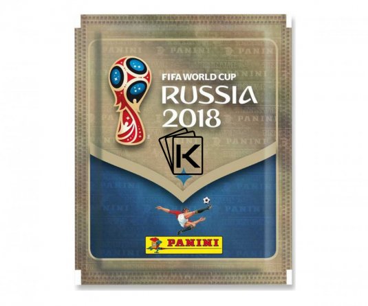 Balíček fotbalových samolepek Panini World Cup 2018 Russia