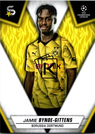 Fotbalová kartička 2023-24 Topps Superstars UEFA Club Competitions 26 Jamie Bynoe-Gittens (Borussia Dortmund)