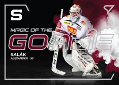 hokejová kartička 2021-22 SportZoo Tipsport Extraliga Magic of the Goalie MG-4 Alexander Salák HC Sparta Praha