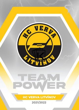 hokejová kartička 2021-22 SportZoo Tipsport Extraliga Team Power TP-35 Týmové Logo HC VERVA Litvínov