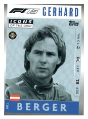 2025 Topps Turbo Attax F1  Icons of the Grid   301 Gerhard Berger