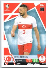fotbalová karta Topps Match Attax EURO 2024 TUR2 Merih Demiral (Turkey)