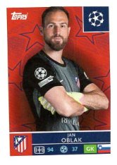 2025-26 Topps Champions League Atlético Madrid 114 Jan Oblak