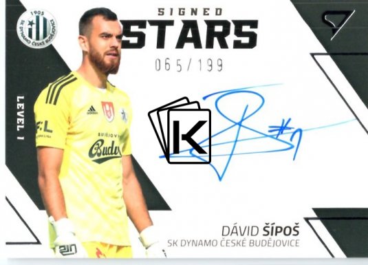 2022-23  Sprotzoo Fortuna Liga Singed Stars Level 1 Dávid Šípoš SK Dynamo České Budějovice