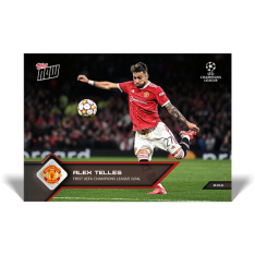 Fotbalová kartička Topps Now 2021-22 UCL 42 Alex Telles Manchester United
