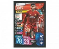 Fotbalová kartička 2019-2020  Topps Champions League Match Attax - Liverpool - Joe Gomez 6