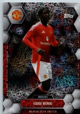 fotbalová kartička 2024-25 Topps Manchester United Fan Set 12 Kobbie Mainoo Electro