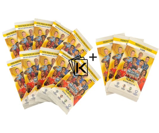 2024-25 Topps Match Attax EXTRA UEFA Club Competitions 10 Balíčků + 3 balíčky zdarma
